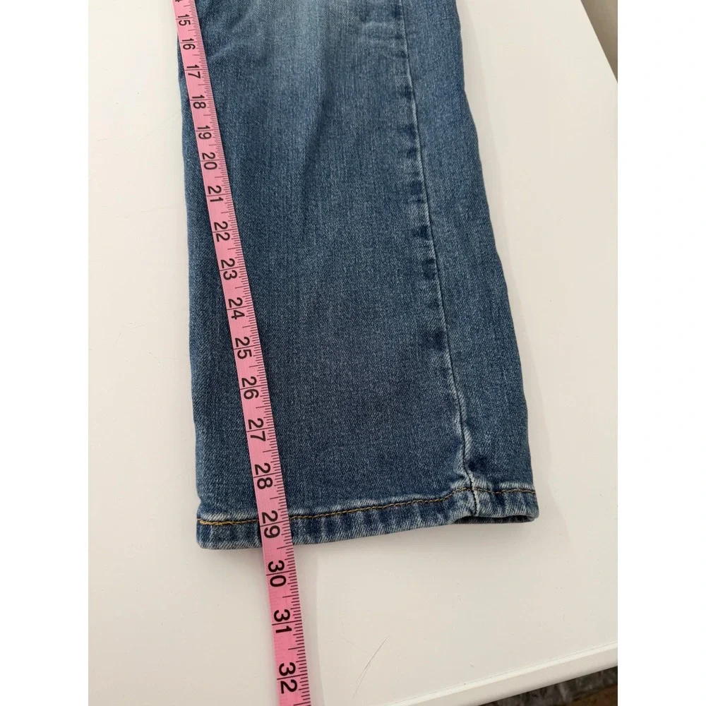 Levis 505 Regular Fit Straight Leg Jeans Mens 34x30 Medium Wash Blue